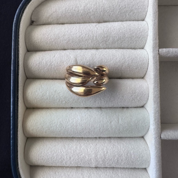 Gold over sterling ring - Picture 4 of 5